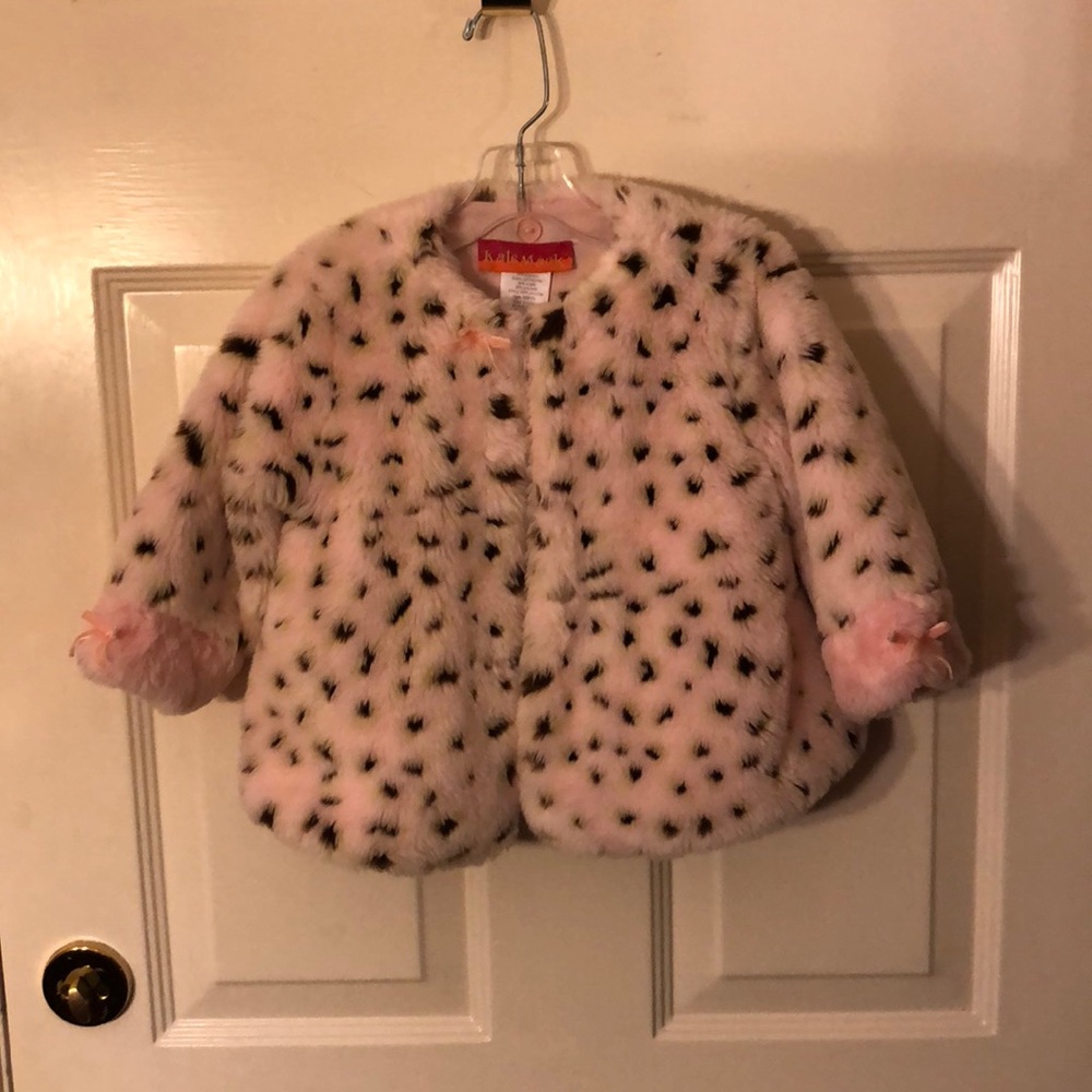 Girls Size 24M Pink/Brown Jacket by Kate Mack